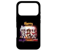 Carcasa para iPhone 17 Pro HalloThanksMas Australian Shepherd Spooky Thankful Merry