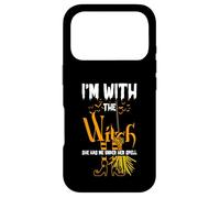 Carcasa para iPhone 17 Pro Halloween Estoy con la Bruja Ella me Tiene bajo su Hechizo