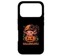 Carcasa para iPhone 17 Pro Hallowlotl Cute Axolotl Halloween Pumpkin Witch