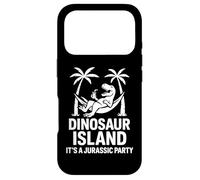 Carcasa para iPhone 17 Pro Hamaca Divertida Isla Dinosaurio Fiesta jurásica