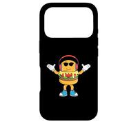Carcasa para iPhone 17 Pro Hamburger DJ Music Fast Food Restaurant Cartoon Fan