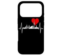 Carcasa para iPhone 17 Pro Hamburgo Silueta de la línea del Horizonte Hamburg Alemán