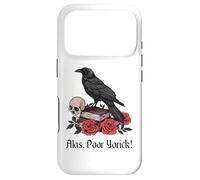 Carcasa para iPhone 17 Pro Hamlet Shakespeare Jugar Cita por desgracia, Pobre Yorick!