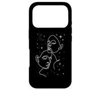 Carcasa para iPhone 17 Pro Hand Drawn One Line Art Faces