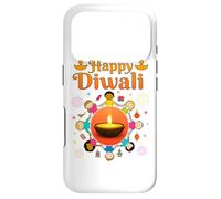 Carcasa para iPhone 17 Pro Happy Diwali para Niños Deseos Deepavali - Festival de Luces