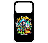 Carcasa para iPhone 17 Pro Happy East ARR Funny Pirate Easter Boys Kids Toddler Bunny