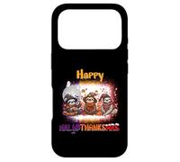 Carcasa para iPhone 17 Pro Happy HalloThanksMas Sloth Spooky Thankful Merry X-mas