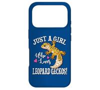 Carcasa para iPhone 17 Pro Happy Reptile Just A Girl Who Loves Leopard Geckos Lover