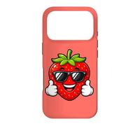 Carcasa para iPhone 17 Pro Happy Strawberry aplaude Summer Cool Vibes