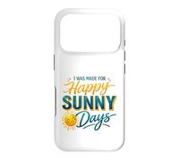 Carcasa para iPhone 17 Pro Happy Sunny Days Sonriente Sol Verano Amante