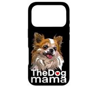 Carcasa para iPhone 17 Pro Happy The Dog Mama Chihuahua Perro Chiwawa de Pelo Largo