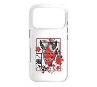 Carcasa para iPhone 17 Pro Harajuku Japanese Aesthetic Red Oni Demon Mask