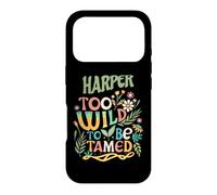 Carcasa para iPhone 17 Pro Harper Name Cute Retro Girls Wildflower Harper Name
