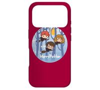 Carcasa para iPhone 17 Pro Harry Potter Chibi Trio Flying On Broomsticks