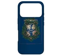 Carcasa para iPhone 17 Pro Harry Potter Hogwarts Green and Gold Floral Crest