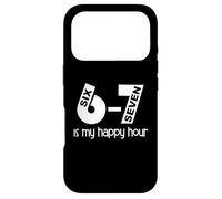 Carcasa para iPhone 17 Pro Haunted by 6-7 Six Seven 67 Sayings 6 7 Numbers 6 & 7 Hours