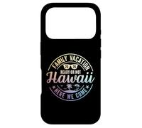 Carcasa para iPhone 17 Pro Hawaii Family Vacation 2026 Trip Here We Come Matching Squad