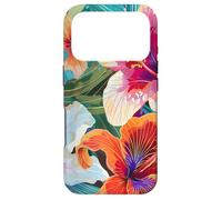 Carcasa para iPhone 17 Pro Hawaiian Hibiscus Summer Floral Collage Tiger Lily Flower