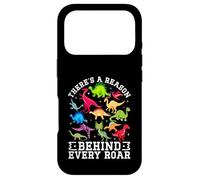 Carcasa para iPhone 17 Pro Hay una razón detrás de Cada Rugido Lindo Dinosaurio SPED Autismo