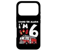 Carcasa para iPhone 17 Pro Haz Sonar la Alarma: Im 6 Firetruck Cumple 6 años, niños y niños