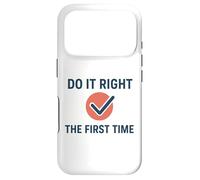 Carcasa para iPhone 17 Pro Hazlo Bien la Primera Vez. Regalo para el Lugar de Trabajo del Día Mundial de la Calidad