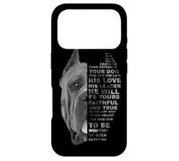 Carcasa para iPhone 17 Pro He Is Your Friend Your Partner Your Dog Cane Corso Dogs Gift