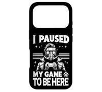 Carcasa para iPhone 17 Pro He pausado mi Juego para Estar aquí Funny Gamer