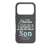 Carcasa para iPhone 17 Pro Heaven Is A Beautiful Place Because They Have My Son