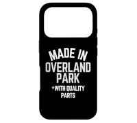 Carcasa para iPhone 17 Pro Hecho en Overland Park Funny Lema Nacido en Overland Park