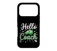 Carcasa para iPhone 17 Pro Hello Coach Silbato Plaid Sports Mentor Design