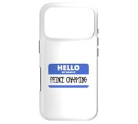 Carcasa para iPhone 17 Pro Hello My Name Is Prince Charming Disfraz fácil de Halloween Divertido