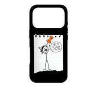 Carcasa para iPhone 17 Pro Help! I'm Under A Tack! Divertido Dicho sarcástico de Dibujos Animados Novedad