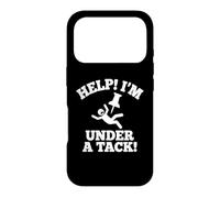 Carcasa para iPhone 17 Pro Help! I'm Under A Tack! - Novedad sarcástica Divertida