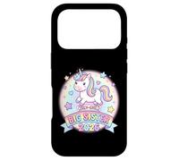 Carcasa para iPhone 17 Pro Hermana Mayor de Only Child 2026, Unicornio, arcoíris, Lindo