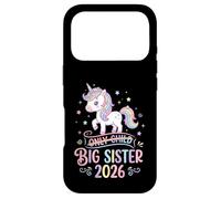 Carcasa para iPhone 17 Pro Hermana Mayor de Only Child 2026, Unicornio, arcoíris, Lindo