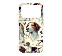 Carcasa para iPhone 17 Pro Hermoso patrón de Perros Foxhound Americano Lindo BRT