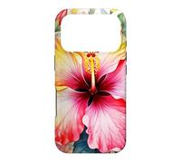 Carcasa para iPhone 17 Pro Hibisco Aloha Flor Espiritual Hawaii Maui Oahu Kauai Isla
