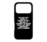 Carcasa para iPhone 17 Pro Highway To Hell vs. Stairway To Heaven - Novedad Divertida