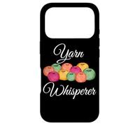 Carcasa para iPhone 17 Pro Hilado Whisperer Funny Knitting Crochet Knit Graphic Gift