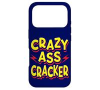 Carcasa para iPhone 17 Pro Hillbilly Crazy Ass Cracker Cita Divertida Sureño de EE. UU