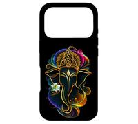 Carcasa para iPhone 17 Pro Hindu Ganesha Puja Elephant God India Meditation Yoga Murti