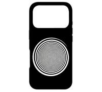 Carcasa para iPhone 17 Pro Hipnosis Espiral hipnótica Espiral Trippy Blanco Espiral
