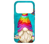 Carcasa para iPhone 17 Pro Hippie Gnomie For Women and Men Funny Aqua Peace Sign GNOME