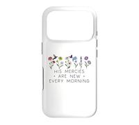Carcasa para iPhone 17 Pro His Mercies Are New Every Morning Bible Verse Christian God