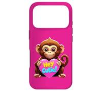 Carcasa para iPhone 17 Pro Hola Cutie. Animal Gracioso, Saludo