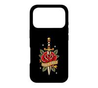Carcasa para iPhone 17 Pro Hold Fast Dagger Rose Traditional Tattoo Flash Old Ink