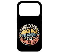 Carcasa para iPhone 17 Pro Hold My Juice Box I'm Gonna Try Something -
