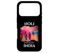 Carcasa para iPhone 17 Pro Holi Festival India Recuerdo Turístico Mumbai Delhi Kerala Goa