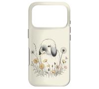 Carcasa para iPhone 17 Pro Holland Lop Rabbit Diente de león Floral Acuarela Conejito Amantes