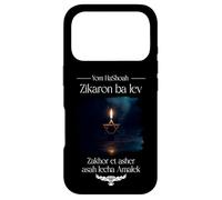 Carcasa para iPhone 17 Pro Holocaust Rembr Memorial Day, Yom HaShoah, Zikaron ba Lev